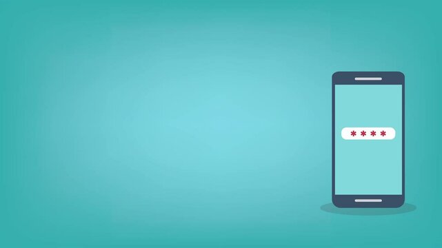 One Time Password or OTP security code on mobile phone,2-Step authentication mobile applications, posters and banners. OTP authentication and Secure Verification concept