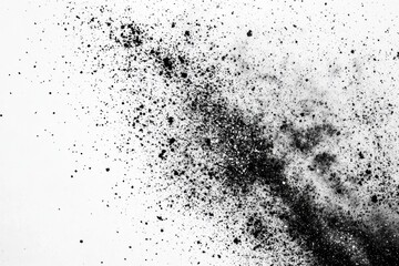 Obraz premium Black Powder Explosion