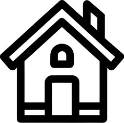 home icon on a white background