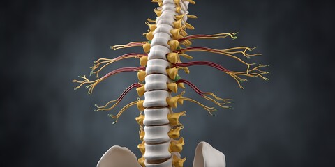 Fototapeta premium Human Spine Background