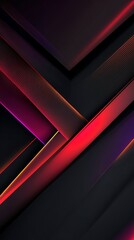Geometric abstract background featuring layered textures and neon accents.