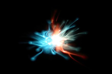 Intertwined Luminous Emanations A Dance of Light