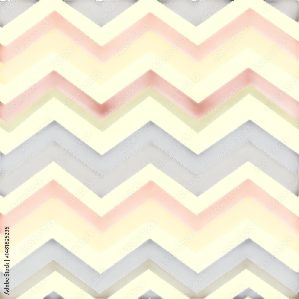 Aufkleber elegant muted chevron pattern earthy tones textured zigzag design subtle on transparent background