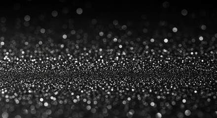 Abstract Background Black Glitter Sparkle Texture