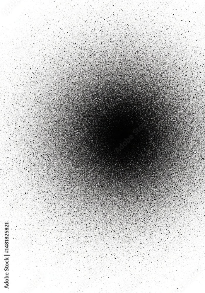Aufkleber abstract background black gradient scattered dots texture