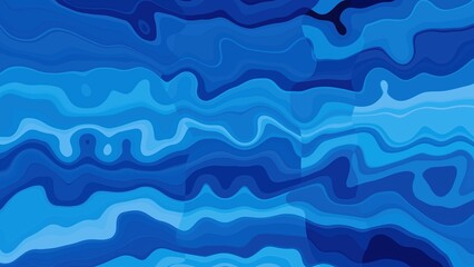 Abstract blue gradient background with wavy shapes and layered design a modern artistic illustration for graphic design projects