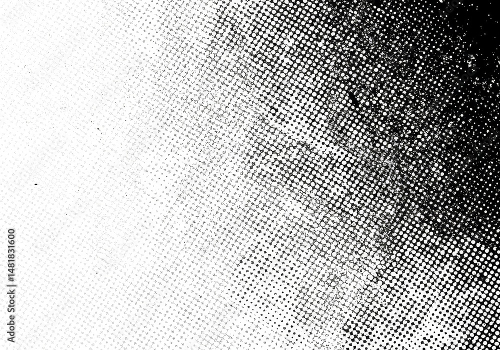 Poster abstract background black white gradient halftone texture pattern