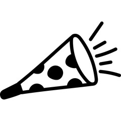 Hand Drawn Birthday Trumpet Ornament