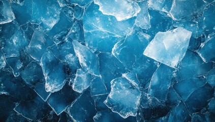 Frozen shards of ice