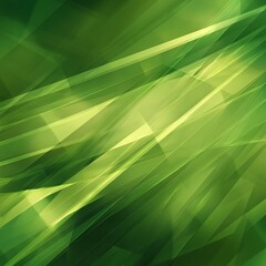 Green abstract background with a futuristic look and abstract layering.