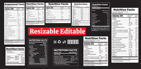 nutrition facts,supplement facts label,vitamin facts ,nutrition fact template canada supplements