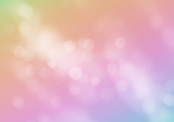 Abstract Background Blur Bokeh Colorful Design Illustration