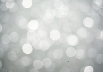 Abstract Background Blurred White Lights Photo