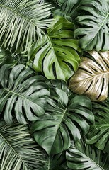 Obraz premium close up of green leaves