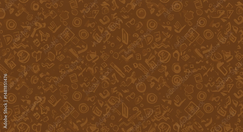 Poster abstract background brown pixel pattern texture