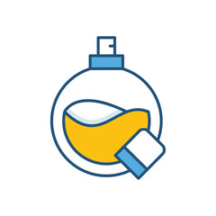 Fototapeta premium Perfume Bottle Vector icon