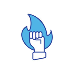 Motivation icon vector stock illustration