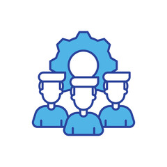 Management  icon vector stock illustration