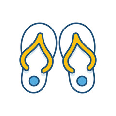 Slippers Vector icon