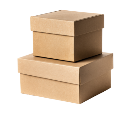 Two brown cardboard boxes for packing and storage solutions