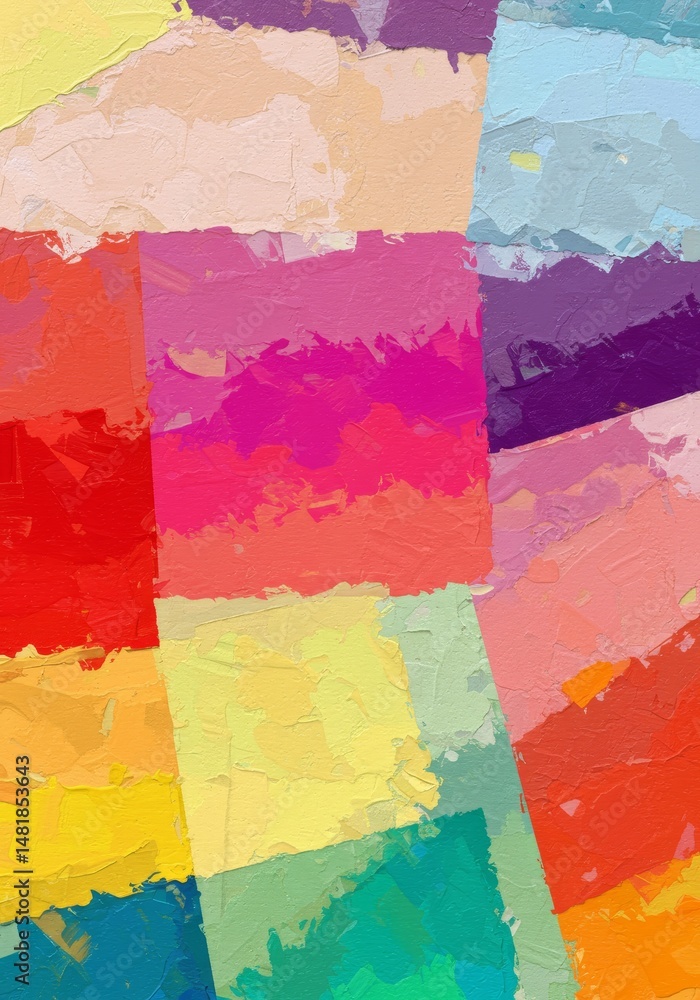 Poster abstract background colorful geometric pattern texture design