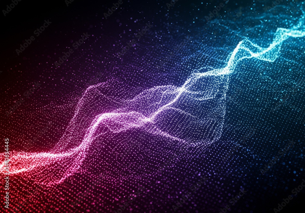Poster abstract background colorful gradient wave