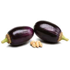 Makdous - Small eggplants stuffed with walnuts, garlic, and spices, then preserved in olive oil, offering a tangy, savory,