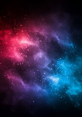 Fototapeta premium Abstract Background Colorful Nebula in Galaxy
