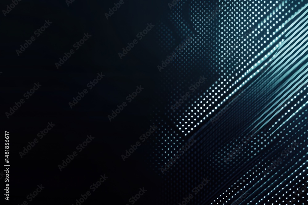 Poster dynamic abstract graphic layout for advertising with contrasting colors and patterns