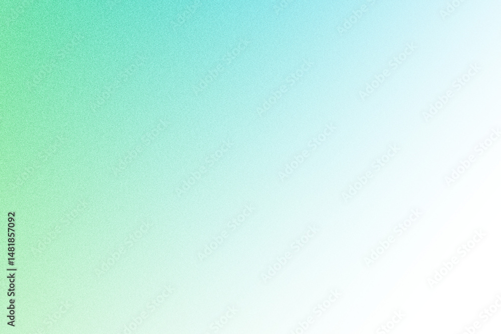 Aufkleber Abstract teal and green gradient transparent overlay background.