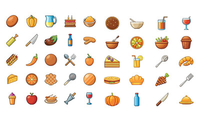 Food & Drinks Icons 