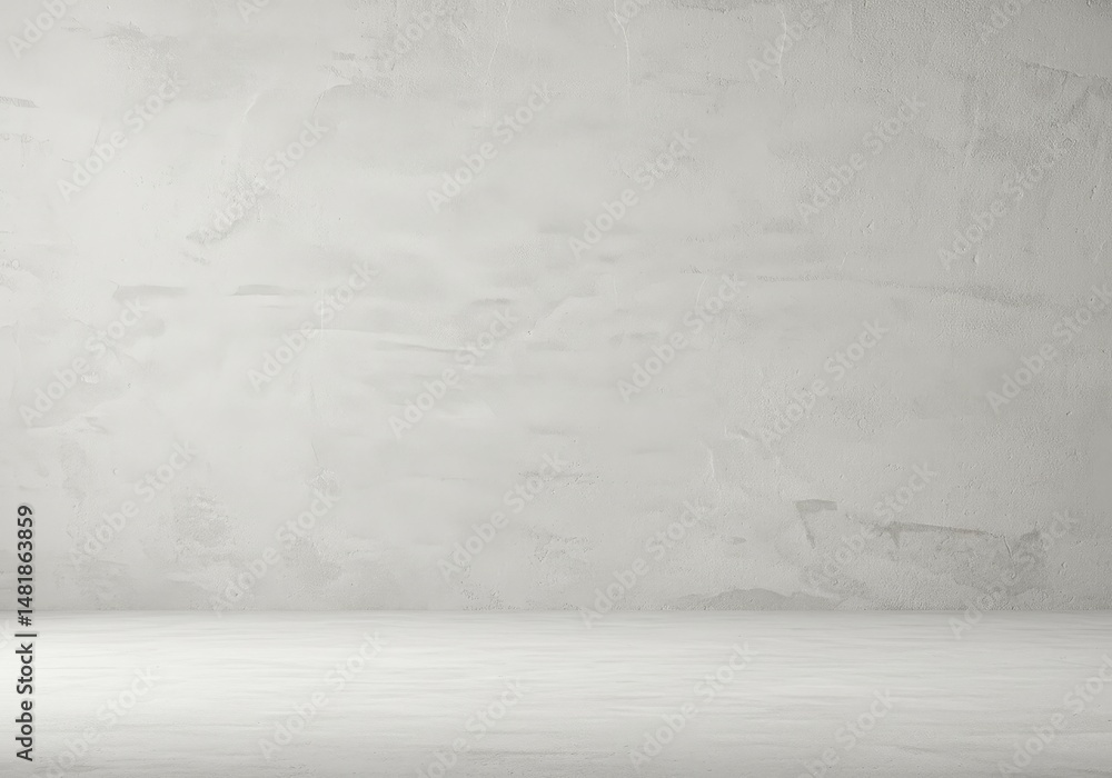 Poster abstract background empty concrete room with smooth cement floor and textured wall ideal for product
