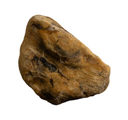 natural rough stone isolated element