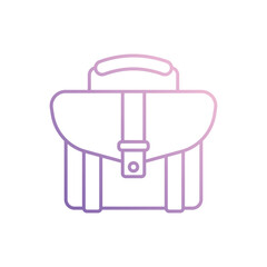 Briefcase  icon vector stock illustration