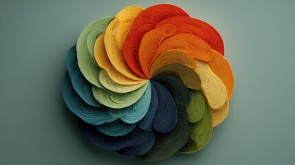 Fibonacci-prioritized growth icon concept illustrating expansion strategies through wave dynamics in finance