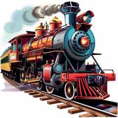 railway, illustration, transportation, drawing, railroad, vector, rail, train, travel, graphic, speed, transport, background, journey, symbol, sketch, track, industry, station, locomotive, vehicle, mo