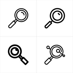 Magnifying Glass icon set