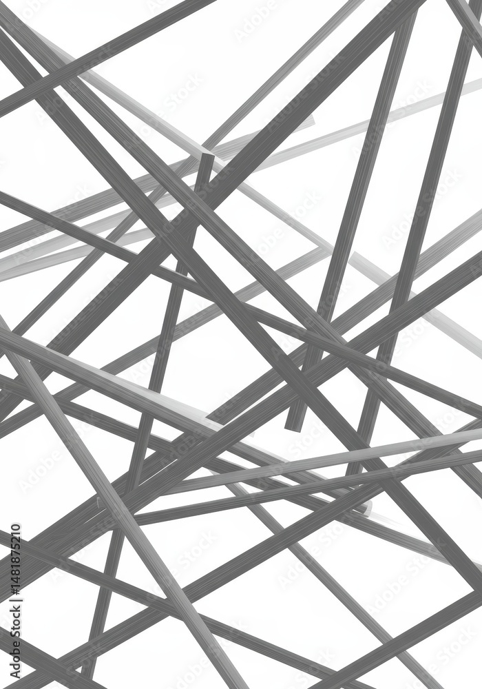Poster abstract background gray intersecting lines