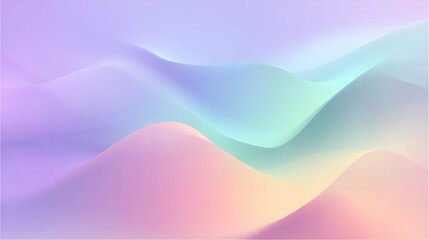 Fototapeta premium Abstract pastel wave design