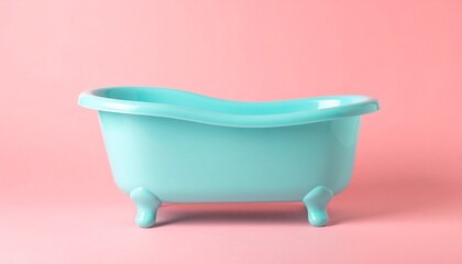 pink bath tub