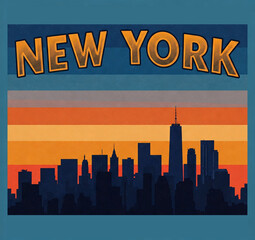 Obraz premium Flying Crow Clothing Company New York