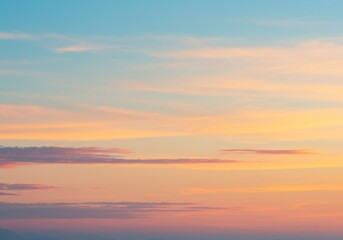 Naklejka premium Abstract Background Image of Pastel Sunset Sky