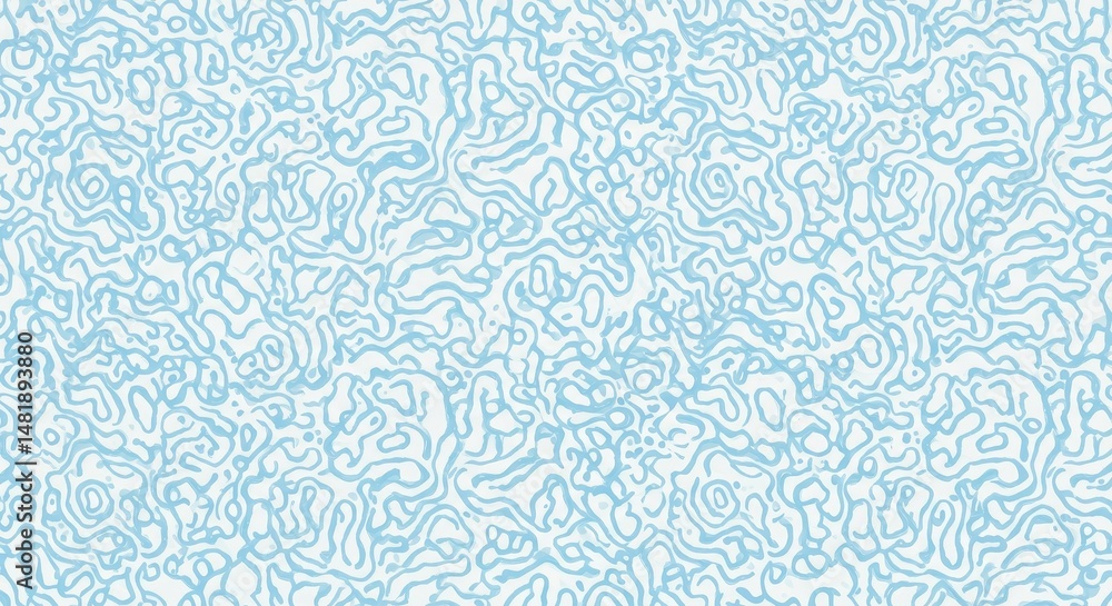 Poster abstract background light blue intricate line pattern