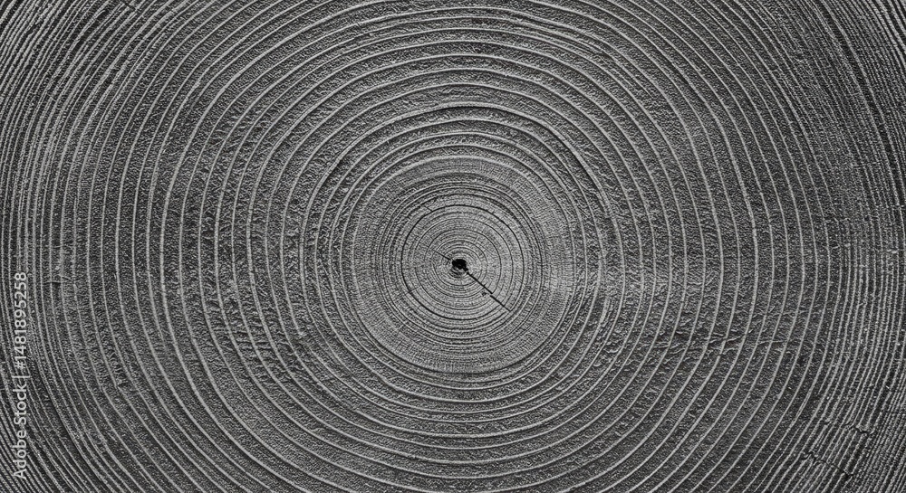 Poster abstract background monochrome concentric circles pattern