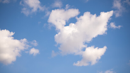 white clouds in the sky