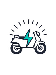 Rush bolide vector icon. Flat Rush bolide pictogram is isolated on a white background.