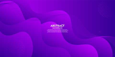 Realistic abstract dark purple wave background. Simple wave shadow pattern with lines. Vector eps10