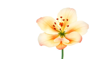 Obraz premium beautiful close up flower isolated, white background