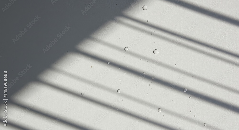 Aufkleber abstract background photo of diagonal shadow lines and light on white textured surface