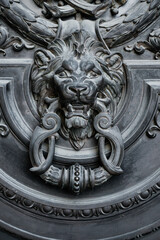 lion head door knocker